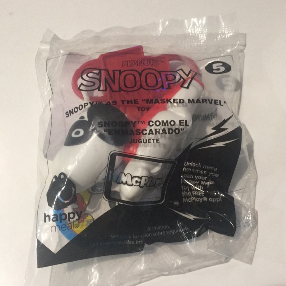 McDonalds Happy Meal Snoopy Masked Marvel #5